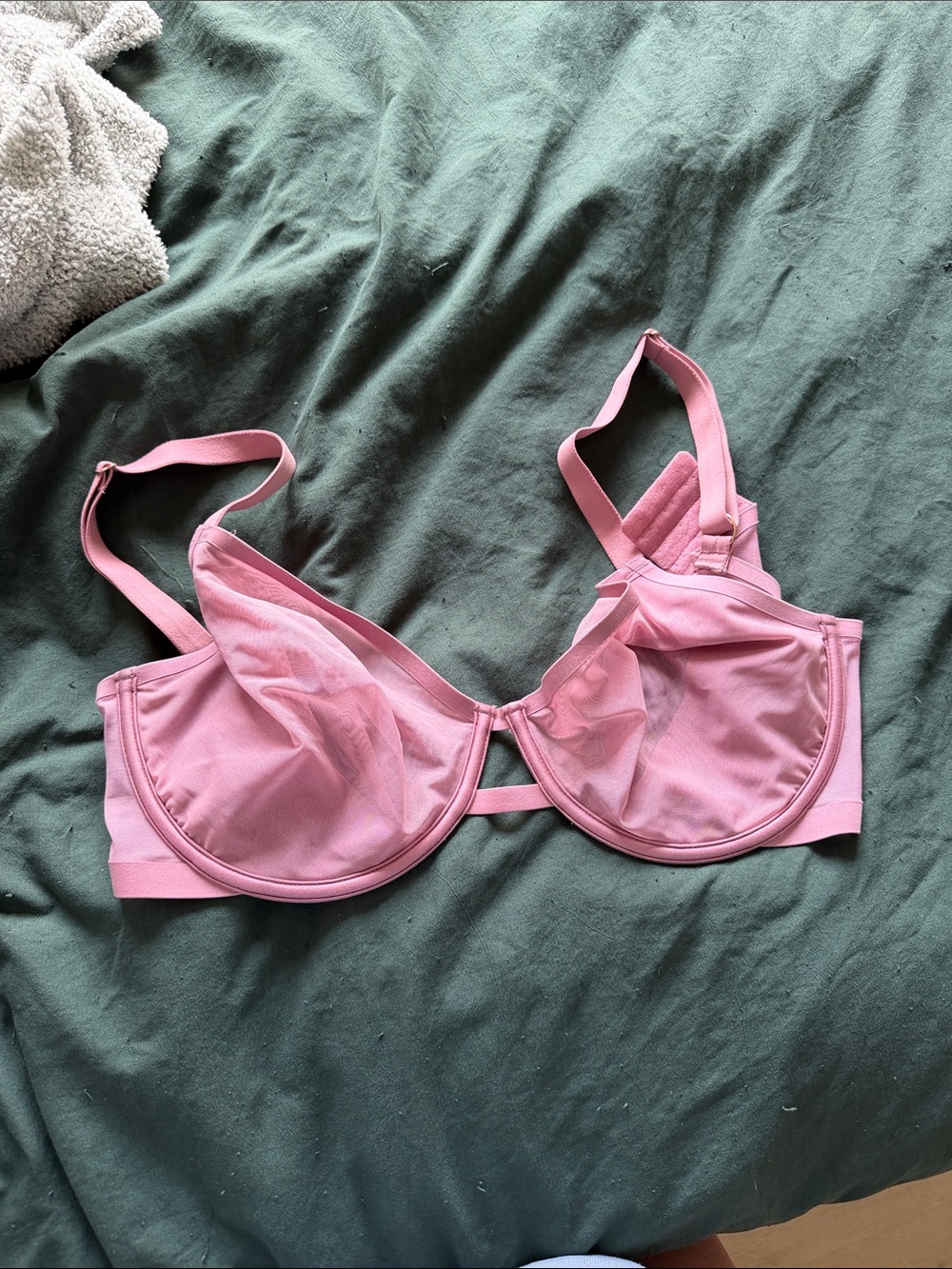 Auden Pink Underwire Unlined Bra